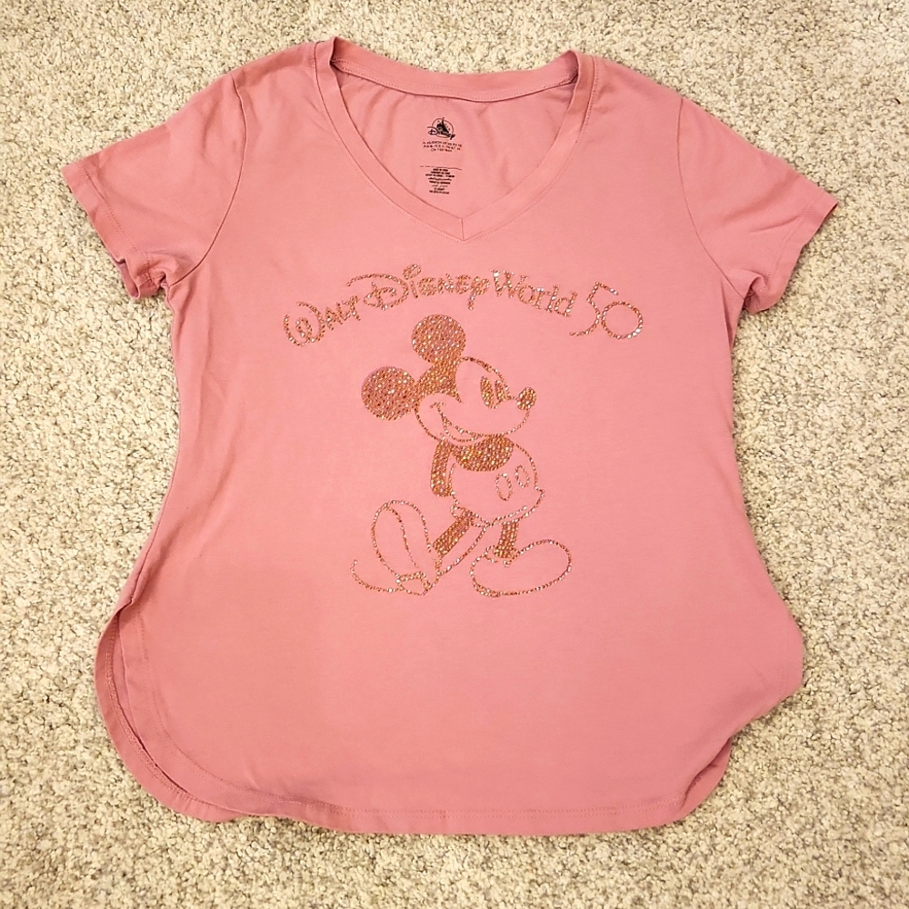 Walt Disney World 50 Rhinestone XS short sleeve t shirt